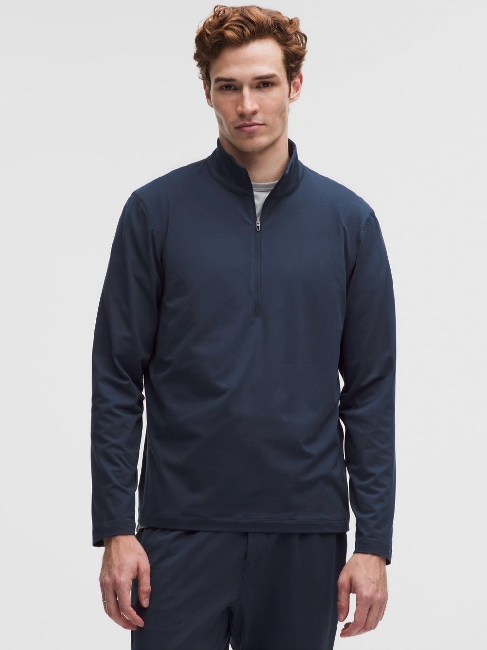 Men’s Lululemon Soft Jersey Half Zip Size Small True Navy Like Brand NEW